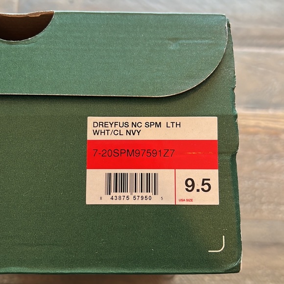 Lacoste Dreyfus Boat Shoes White / Navy - Picture 7 of 7